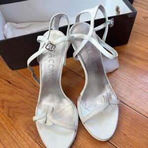 Staccato White Strappy Heels